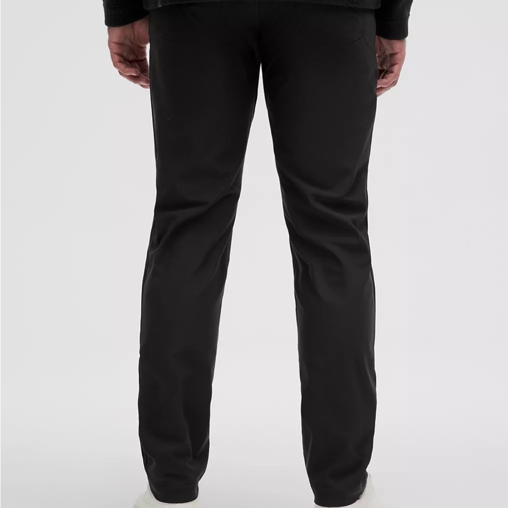 Lululemon Men's Abc Black Jeans With Warpstreme 36x29 View 2
